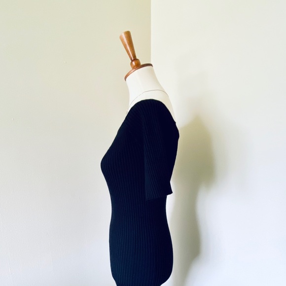 WILA Black Off the Shoulder Bodycon Mini Dress - Picture 3 of 6